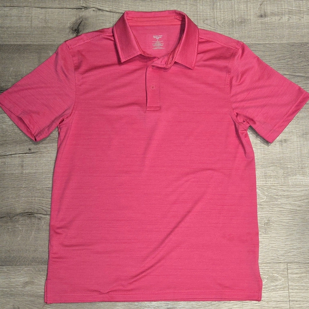 Vibrant Pink Men's Polo Shirt